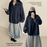 Momo Dangala Loose Fit Collar Sweatshirt