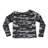 カモオフショルダーTシャツ