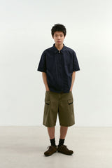 Monkey Pockets Cargo Shorts (Washed Khaki)