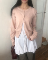 Lua Cashmere Knit Round Cardigan