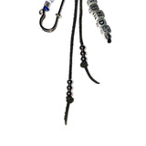 ethnic pin keyring (black)