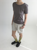 トゥルーボタンベーシックTシャツ (6color)