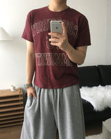 コイ スラブ クロップ プリンテッド ショートスリーブ Tシャツ 3C