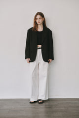 Boy wool jacket (Black)