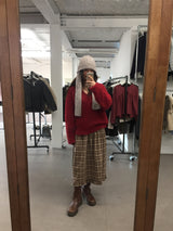 [MD Pick]ウールタッチブラッシュVネックニット (4 Colors)