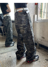 [Unisex] Camo cotton cargo pants