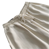 genie 366 straight cotton banding wide pants