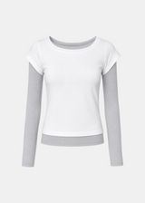 カリス コントラスト レイヤード Tシャツ