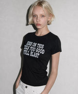 HFF スリムフィット Tシャツ ブラック