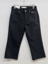 202 Slit Cotton Capri Pants