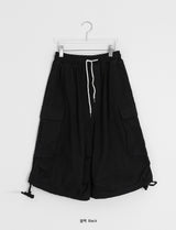[unisex] ガラキバンディングカーゴコットンバミューダパンツ