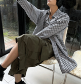 Madeleine Oversized Check Shirt