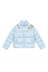 Floral Embroidered Loose Padded Jacket