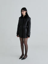 リバーシブルレザームスタン (Black)