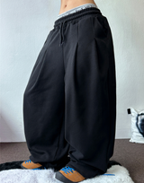 10000SOLD BACK-FRONT WIDE BALLOON PANTS🖤2COLOR 🩶S-XL