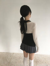 Half Pleated Skirt
