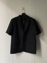 Two-button short sleeved blazer jacket 3C