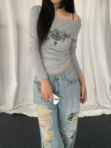 Lovty One-Shoulder T-Shirt