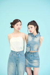 デニムミニスカート / denim mini skirt