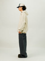 PU Double Knee Carpenter Wide Pants