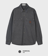  Lime Vintage Fairwork Patch Overfit Long Sleeve Shirt