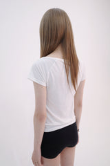 バラの文字入りTシャツ (5color)