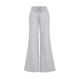 13DE MARZO Base Wide Flare Pants Grey