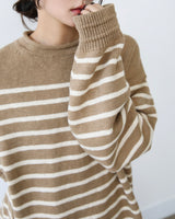 MOIN STRIPE KNIT