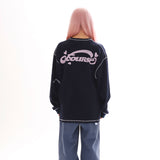 WAFFLE COZY L/S TEE_NAVY