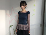 Puff shirring T