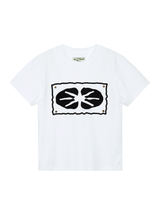 スターロゴネイル1/2Tシャツスモールフィット　ホワイト