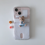 Pocket phone case [White bedding]