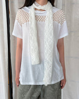 Cloudy Openneck Tee (3colors)