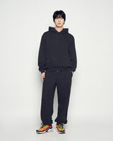 25FW ダブルラインフーディー ブラック