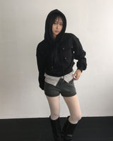 Layered hoodie
