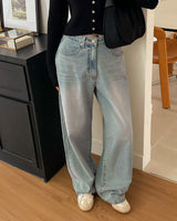  Mua Wide Denim Pants