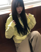 Lokim Raw-Cut Hood Zip-Up