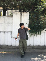 ユニセックスアメカジ カーゴバルーンパンツ4C