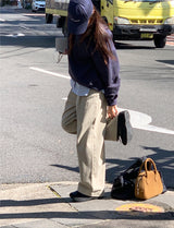 wide pintuck pants