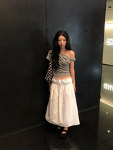ローズ シャーリング スカート