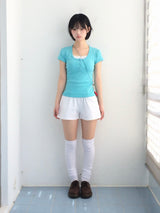 Round U button slim top