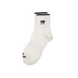 RAINBOW EMBROIDERY ANKLE SOCKS【BLACK】