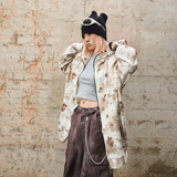 RELABEL 24SS ‘Station Mud Dye’ ダートウォッシュセメントダイデタッチャブルダブルフードルーズスウェットシャツ