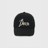 UNISEX Dear Felt Wappen Ball Cap  [BLACK]
