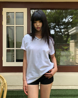 Nadeun Henley V-Neck Short Sleeve T-Shirt
