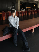Yeezy Relax Fit Henley Neck Hoodie 4C