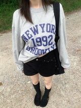 New York 1992 Brooklyn oversized sweatshirt (3c)
