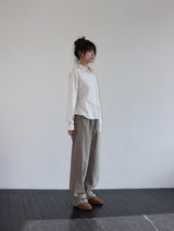 コーデュロイストラップパンツ (BEIGE)