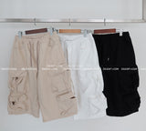 [UNISEX] Bermuda Cargo Wide Pants