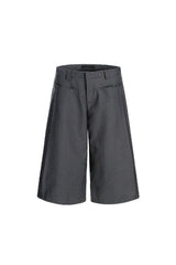 Solid Color Blade Cargo Shorts